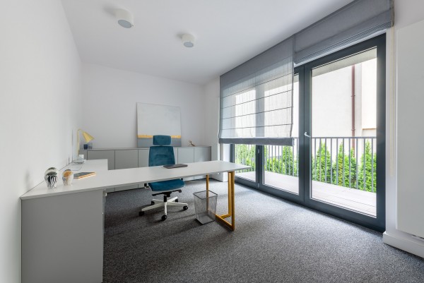 light office and balcony window